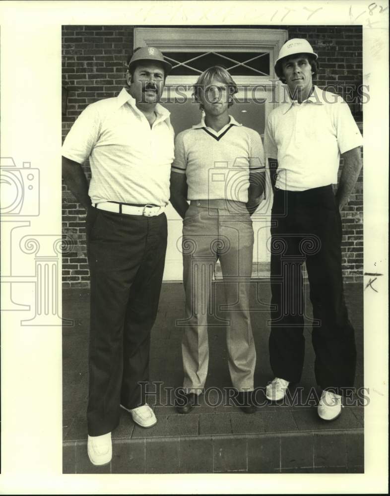 1978 Press Photo U.S. Public Links golfers Jim Hughes, Brad Petrie, Ken Chance- Historic Images