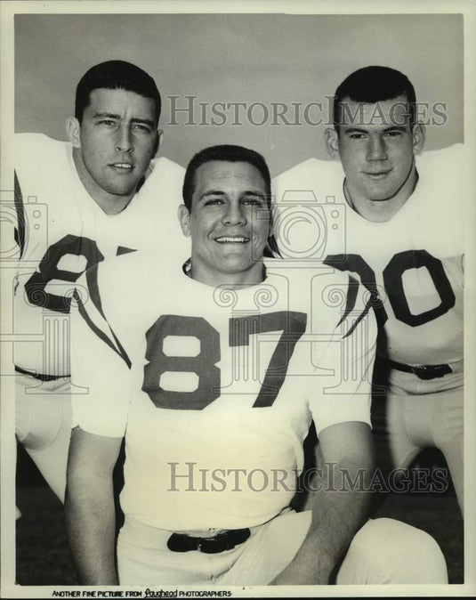 1962 Press Photo A trio of Ole Miss sophomore college football players- Historic Images