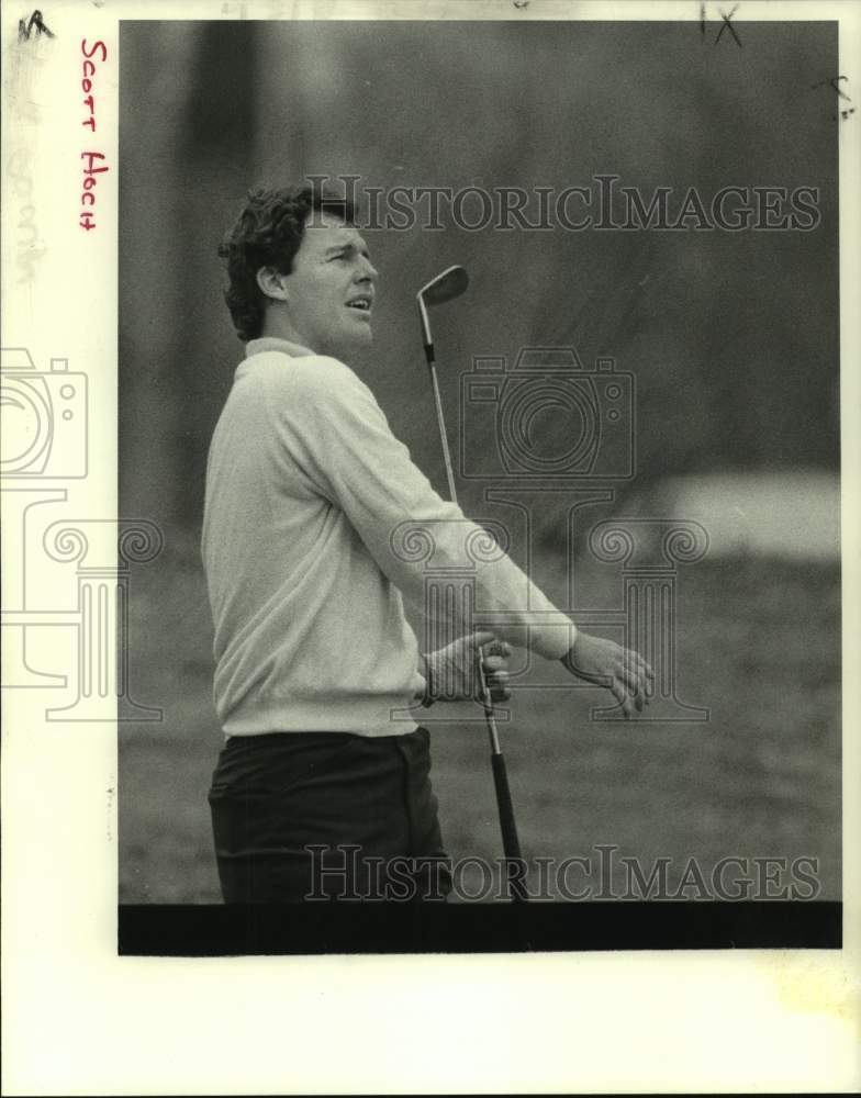 1983 Press Photo Golf - Scott Hoch of PGA - nos16457- Historic Images