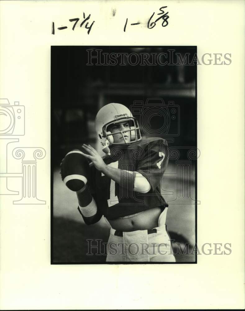 1983 Press Photo East Jefferson High football player David Hertzmann - nos16621- Historic Images