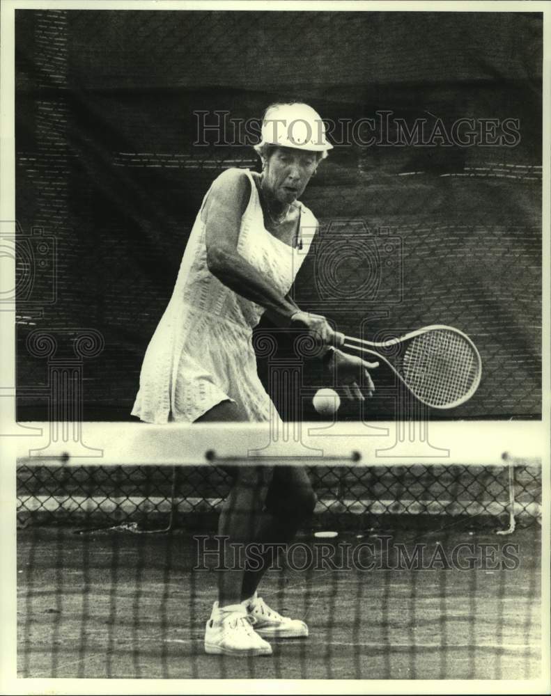 1979 Press Photo Tennis player Bunnie Hunter of New Orleans - nos16626- Historic Images