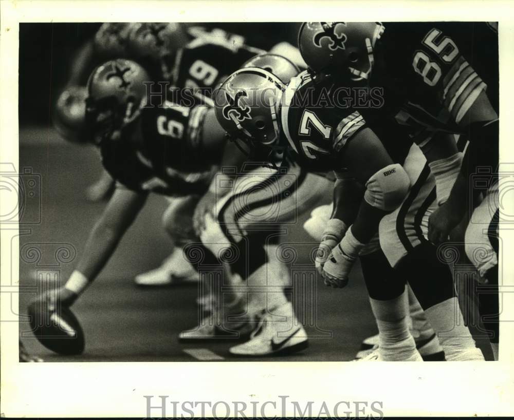 1985 Press Photo New Orleans Saints football player Daren Gilbert - nos16655- Historic Images