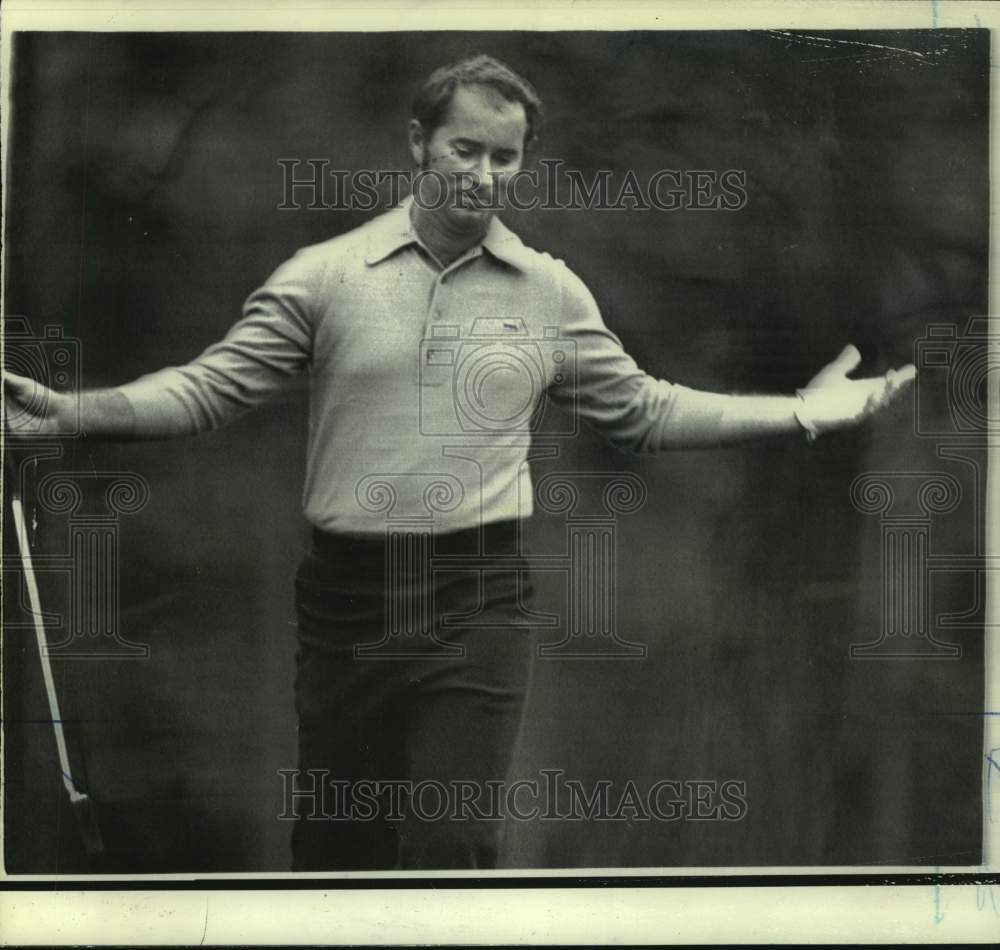 1973 Press Photo Golfer Gibby Gilbert plays the World Open - nos16702- Historic Images