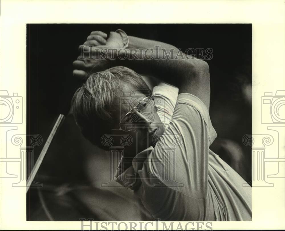 1978 Press Photo Golfer Mike Hoyle - nos16904- Historic Images