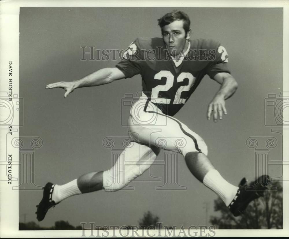 1970 Press Photo Kentucky college football player Dave Hunter - nos16983- Historic Images