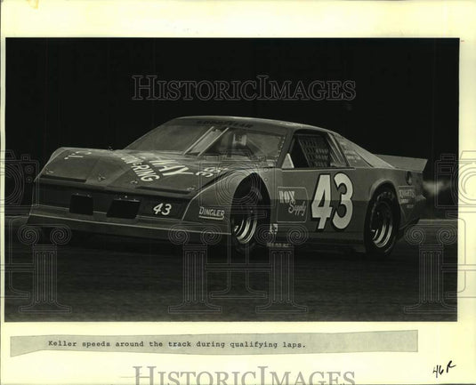 1984 Press Photo Race driver Roger Keller, a former West Jefferson football star- Historic Images