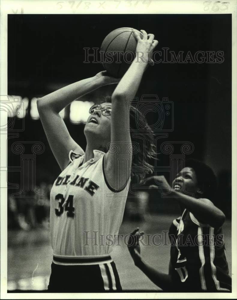 1981 Press Photo Tulane college basketball player Teresa Heike - nos17360- Historic Images