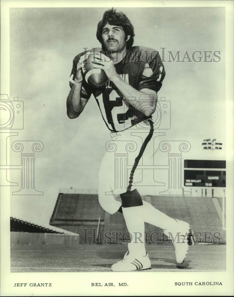 1975 Press Photo South Carolina football player Jeff Grantz - nos17452- Historic Images