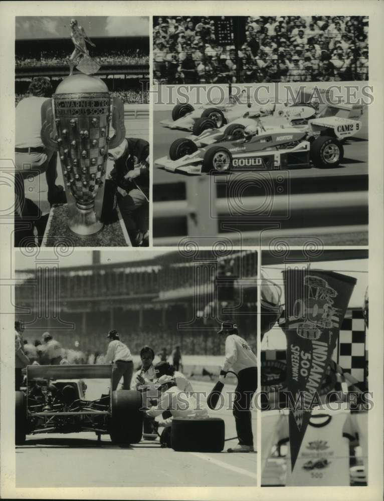 1980 Press Photo Scenes from the Indy 500 auto race - nos17482- Historic Images