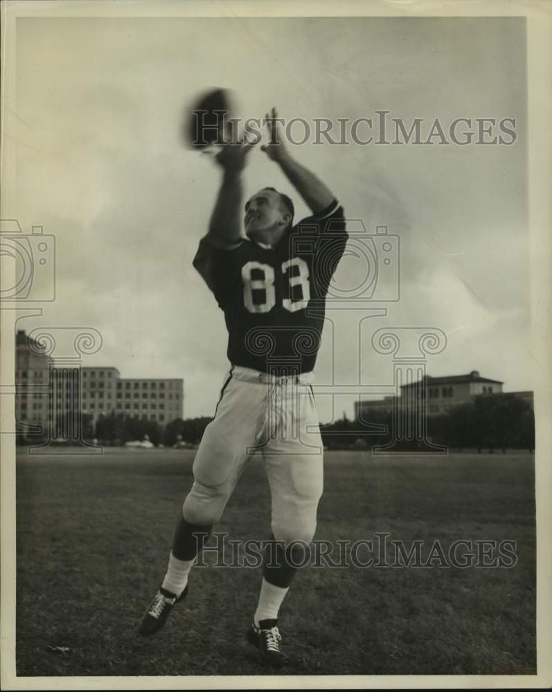 1959 Press Photo Brooks Army Medical Center football player Curry Juneau- Historic Images