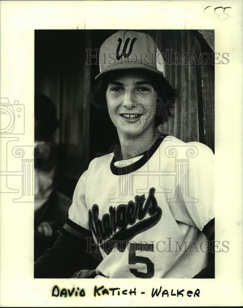 1979 Press Photo American Legion baseball player Dave Katich-Walker - nos17548- Historic Images