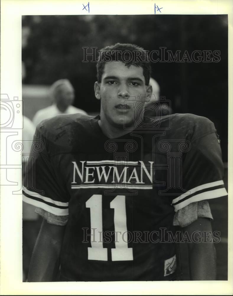 1992 Press Photo Newman High football player Michael Keck - nos17568- Historic Images