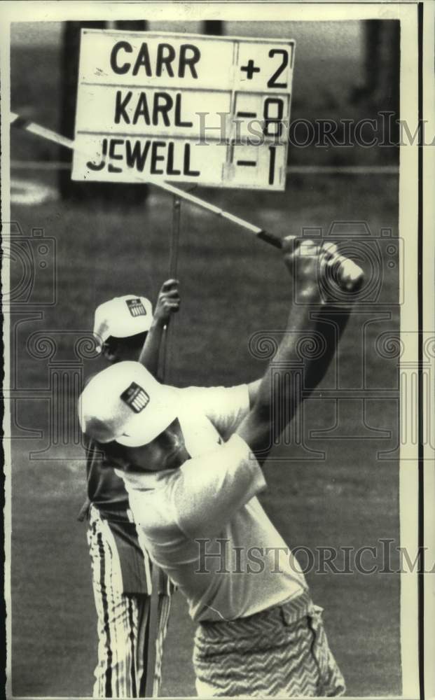 1972 Press Photo Golfer Richard Karl plays the Pinehurst Open - nos17583- Historic Images