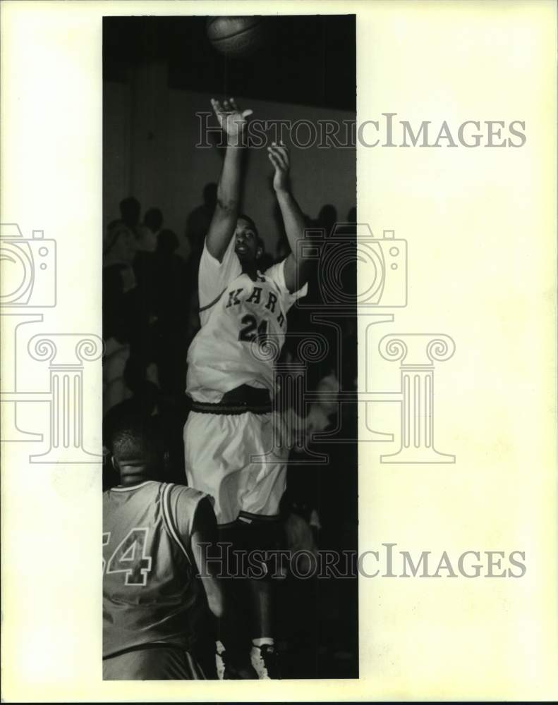 Press Photo Karr High basketball player Noel Ellis - nos17603- Historic Images