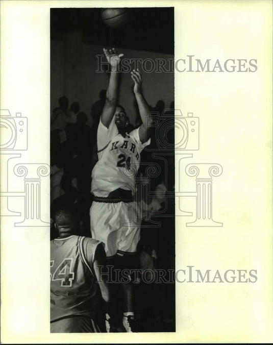 Press Photo Karr High basketball player Noel Ellis - nos17603- Historic Images