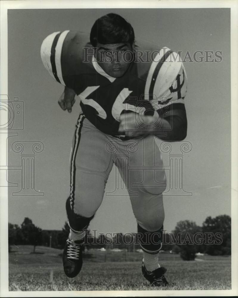 1971 Press Photo College football player Bobby Koncak of Dallas, Texas- Historic Images