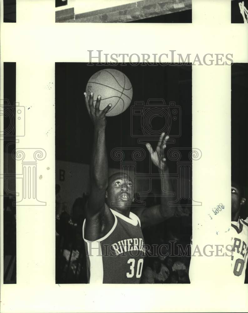1988 Press Photo Riverdale High basketball player Keith Johnson - nos17735- Historic Images