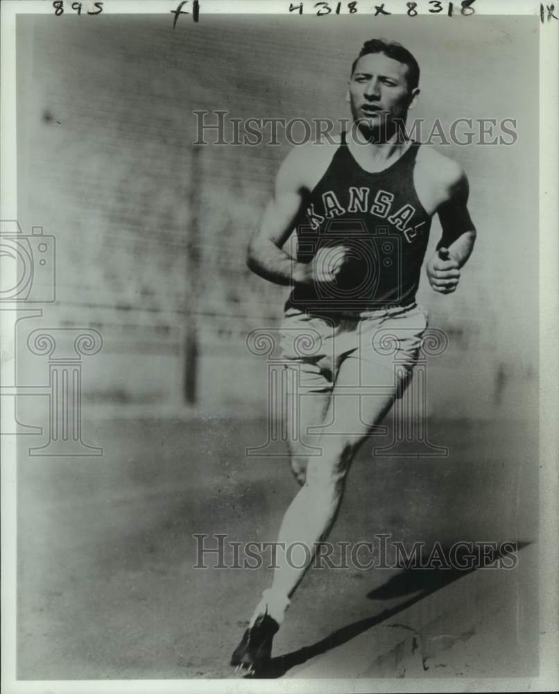 1970 Press Photo Kansas track athlete Glenn Cunningham - nos17750- Historic Images