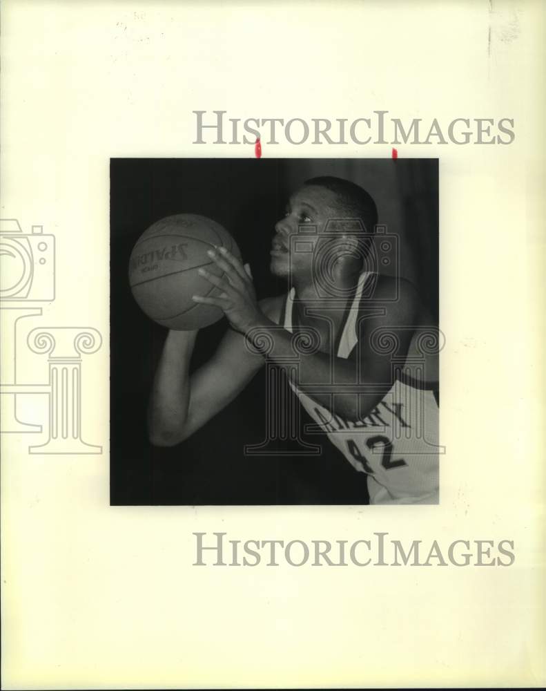 1990 Press Photo Landry High basketball player Kenneth Jackson - nos17802- Historic Images