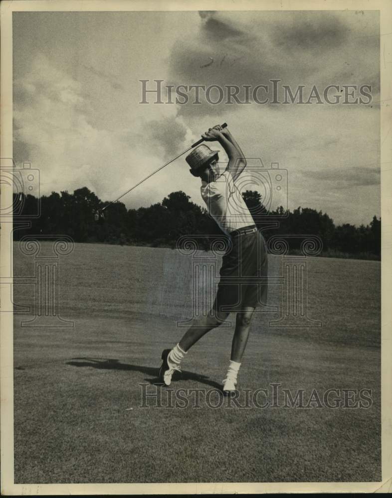 Press Photo Golfer Clifford Ann Creed - nos17878- Historic Images