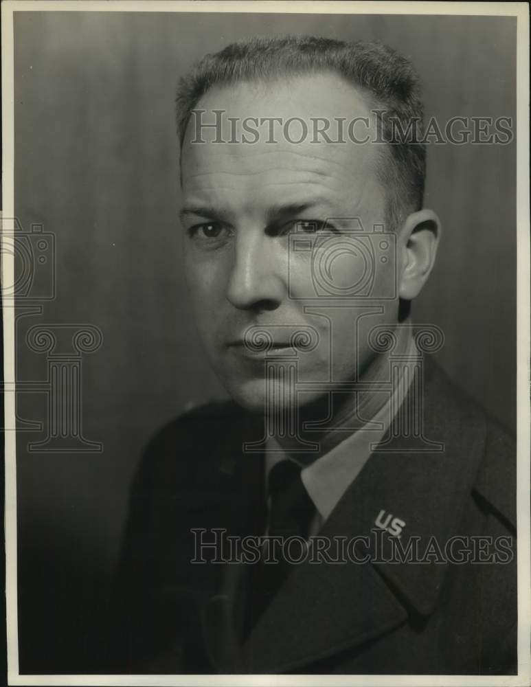 1951 Press Photo Air Force Major Herbert G. Lambet Jr. of New Orleans- Historic Images