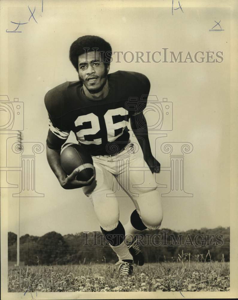 1972 Press Photo Northeast Louisiana college football player Don Leboyd- Historic Images