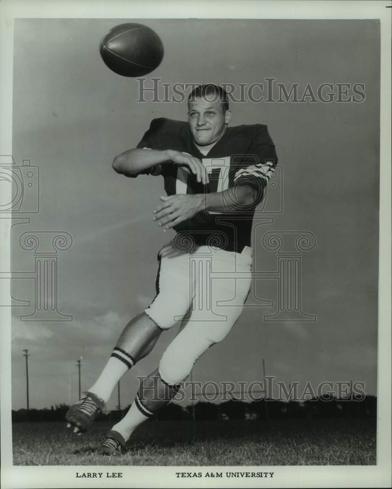 1966 Press Photo Texas A&amp;M football player Larry Lee - nos18071- Historic Images