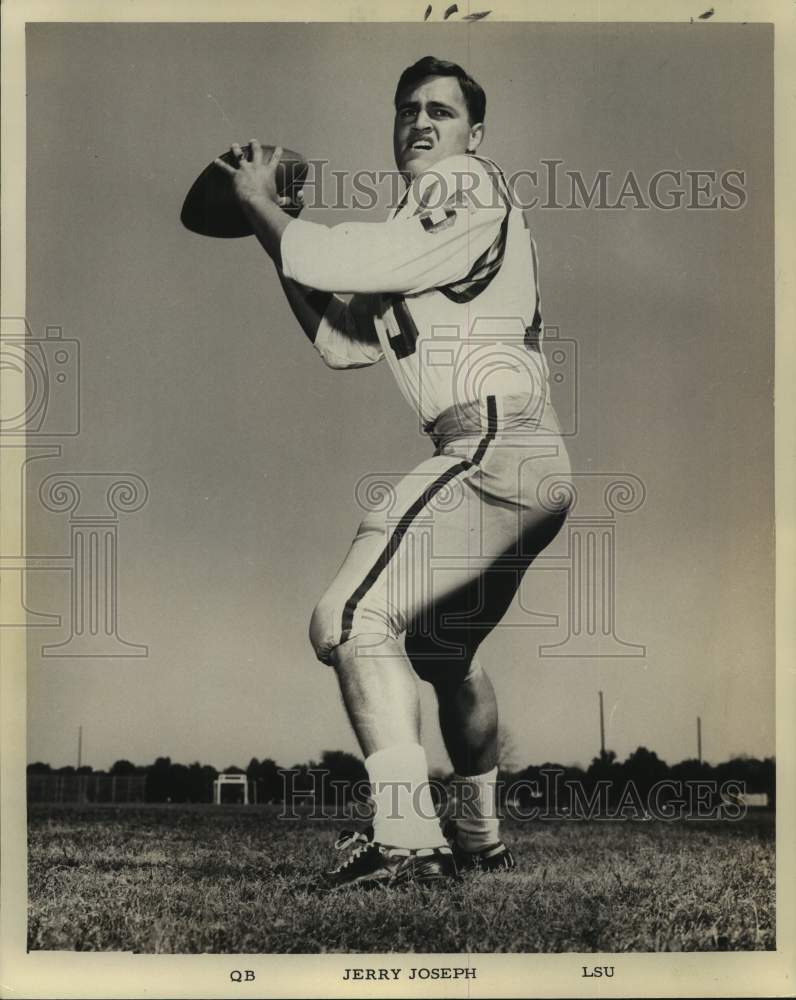 1964 Press Photo Football - Quarterback Jerry Joseph for LSU - nos18131- Historic Images