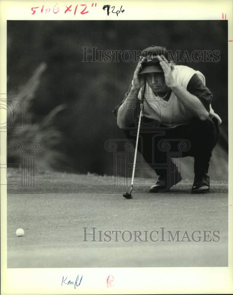 1993 Press Photo Golfer Greg Kraft plays the Freeport McMoRan Golf Classic- Historic Images