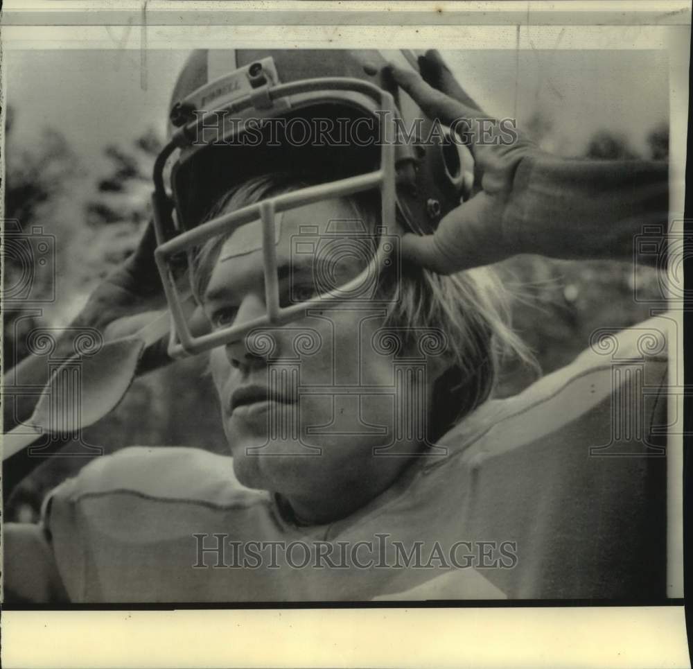 1974 Press Photo North Carolina college football player Chris Kupec - nos18267- Historic Images