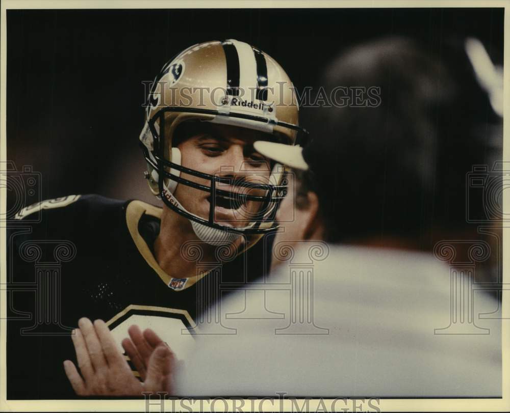 1995 Press Photo New Orleans Saints Bobby Hebert Smiling - nos18316- Historic Images