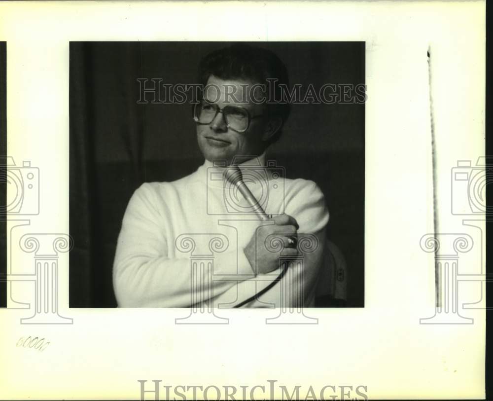 1989 Press Photo Golf - Tom Kite at Press Conference of USF&amp;G NO Open- Historic Images