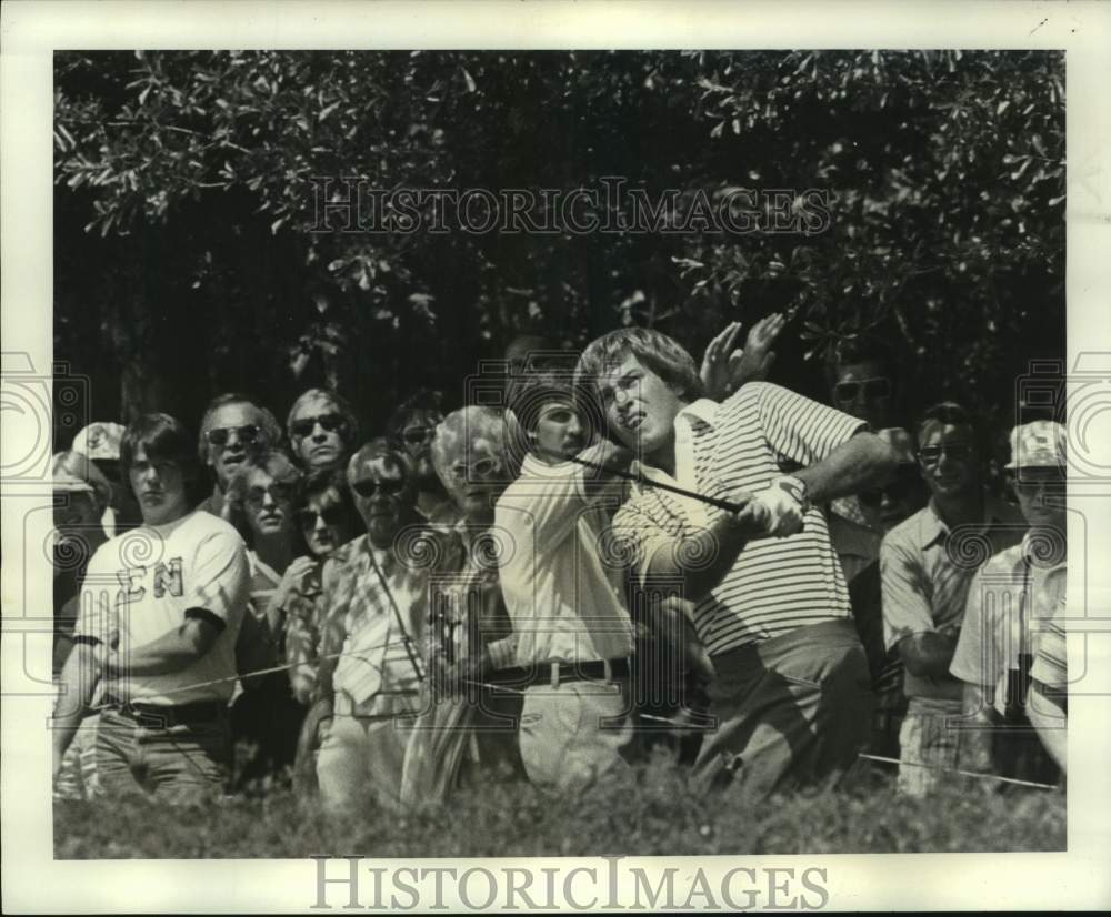 1977 Press Photo Golfer Stan Lee plays the New Orleans Open - nos18634- Historic Images