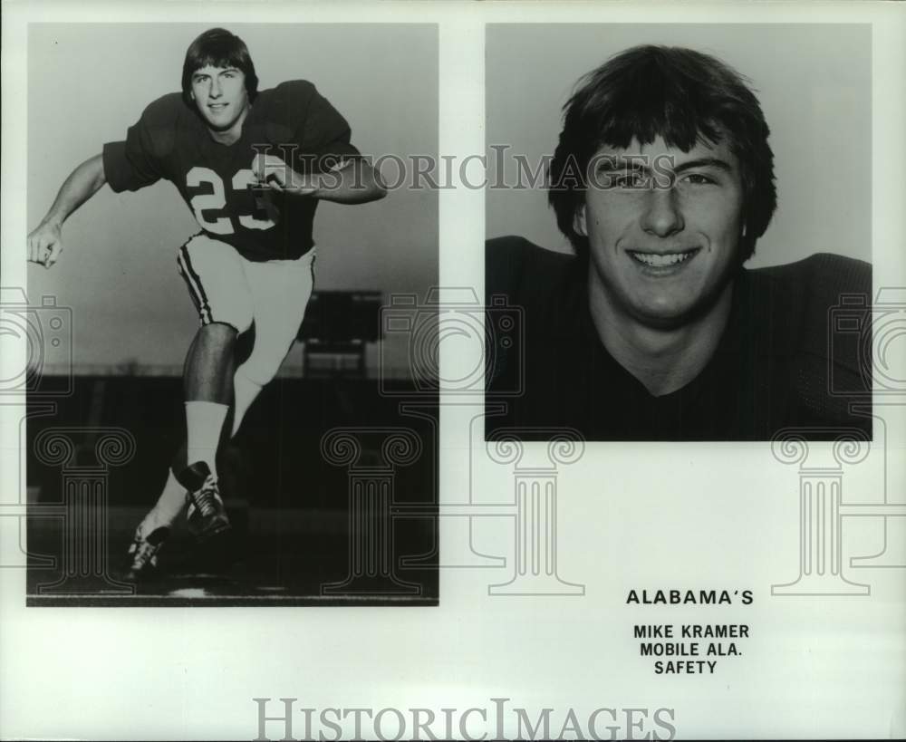 1978 Press Photo Alabama college football player Mike Kramer - nos18692- Historic Images