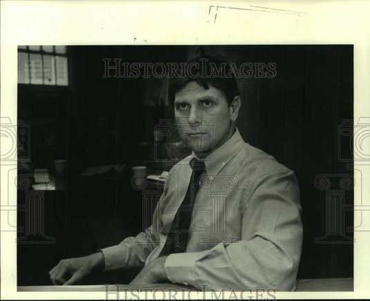 1984 Press Photo St. Bernard High football Bob Johnson - nos18992- Historic Images