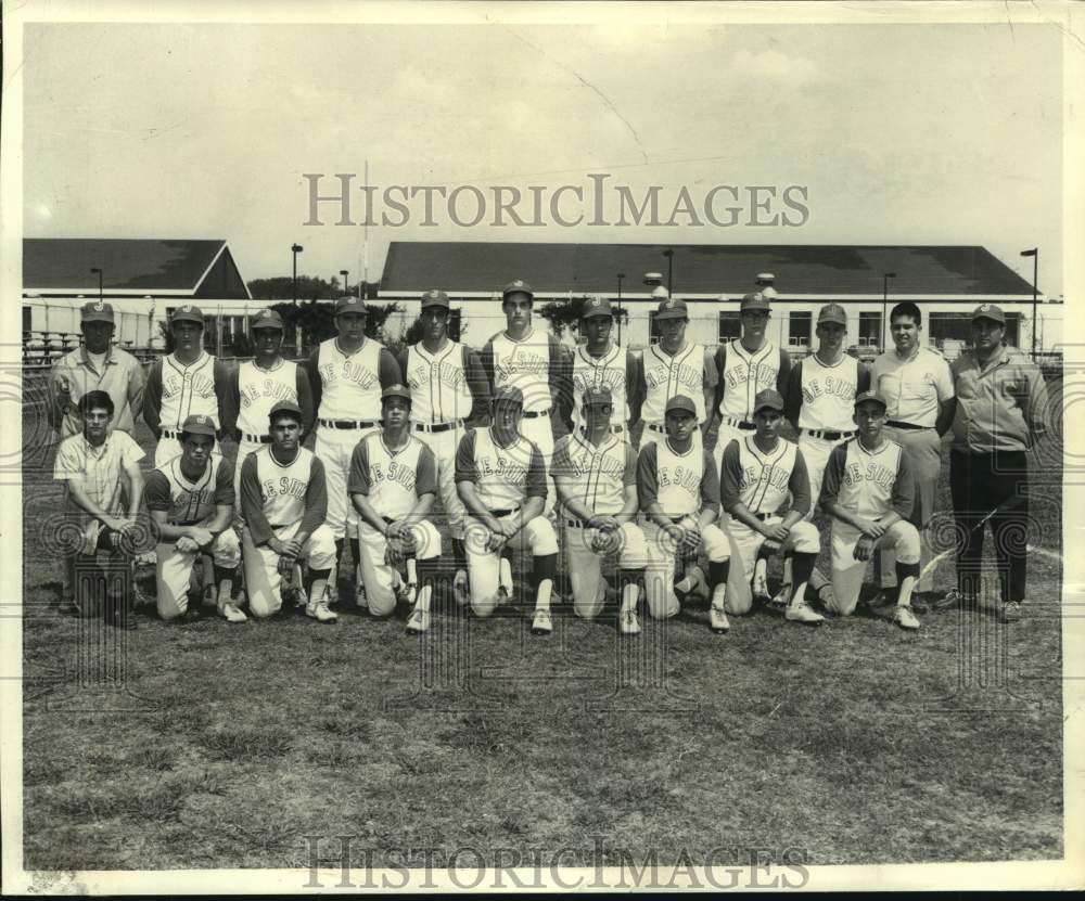 1970 Press Photo Jesuit High district champion baseball team - nos19020- Historic Images