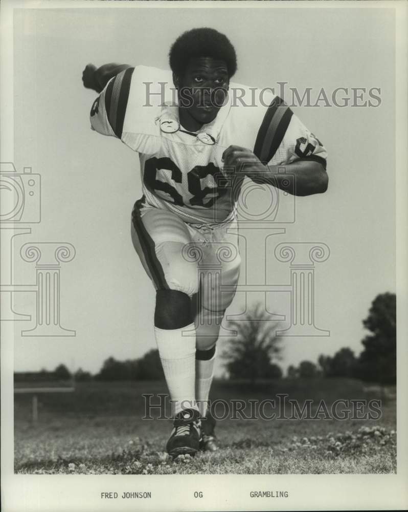 1979 Press Photo Grambling college football player Fred Johnson- Historic Images