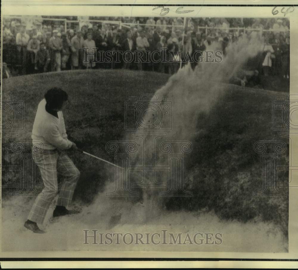 1970 Press Photo Golfer Tony Jacklin plays the British Open- Historic Images