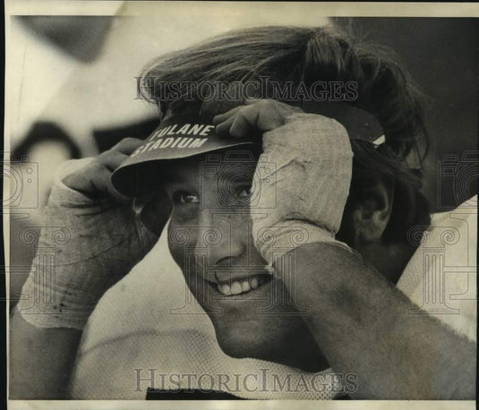 1971 Press Photo Football - Oklahoma's Robert Jensen at Sugar Bowl Practice- Historic Images