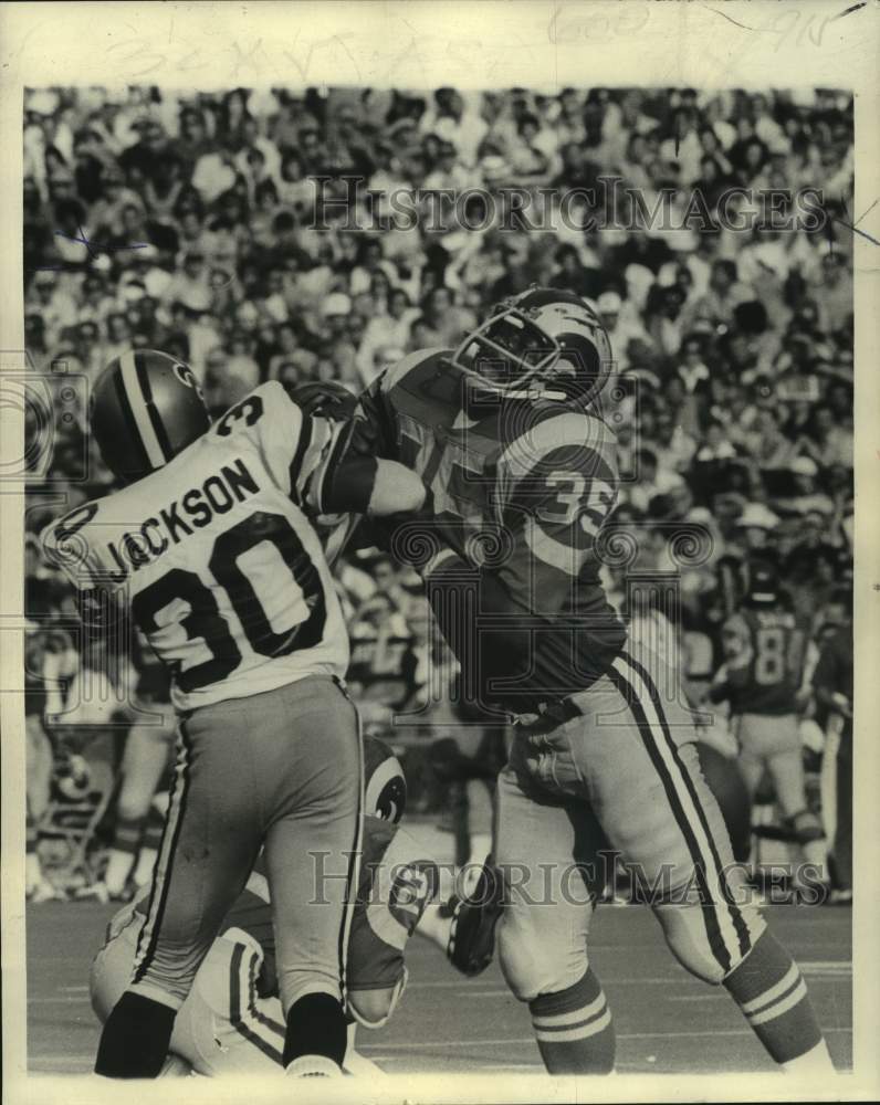 1973 Press Photo New Orleans Saints football player Ernie Jackson - nos19483- Historic Images