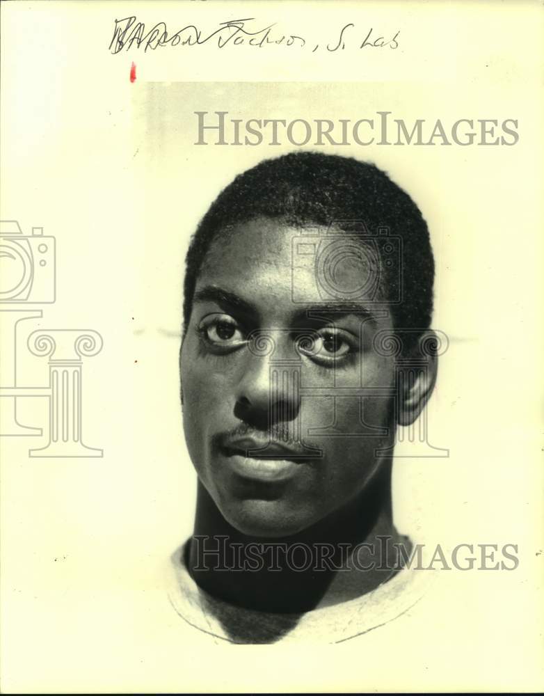 1988 Press Photo Southern Lab High football player Baron Jackson - nos19551- Historic Images