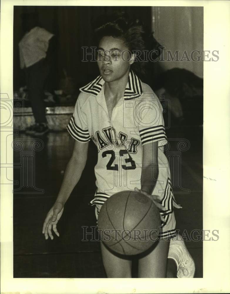 1984 Press Photo Basketball - Sorlan Johnson, Xavier Prep Player - nos19649- Historic Images