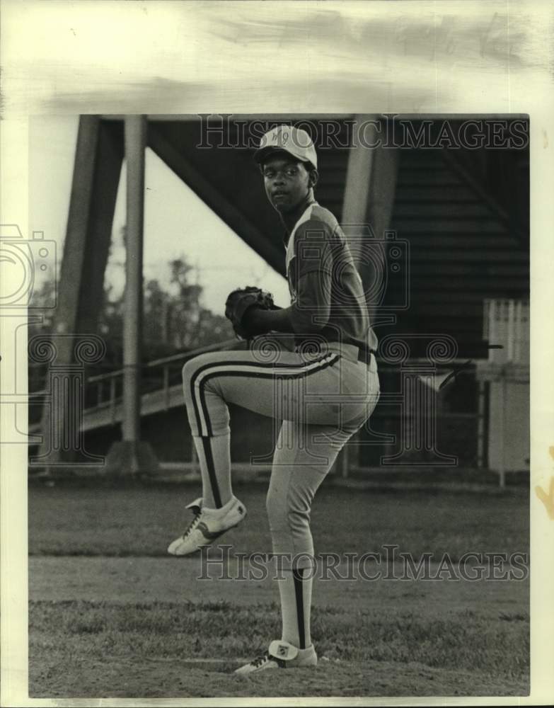 1982 Press Photo Baseball - West Jefferson High&#39;s Blair Irvin - nos19677- Historic Images