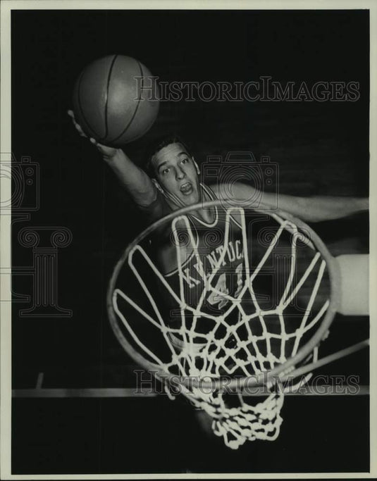 Press Photo Basketball - Kentucky's Forward Bill Lickert - nos19918- Historic Images