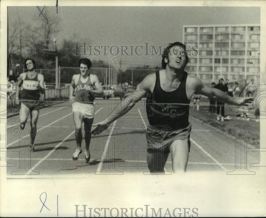 1972 Press Photo Track - Ronnie Mangle Of Mississippi College in Tulane Meet- Historic Images