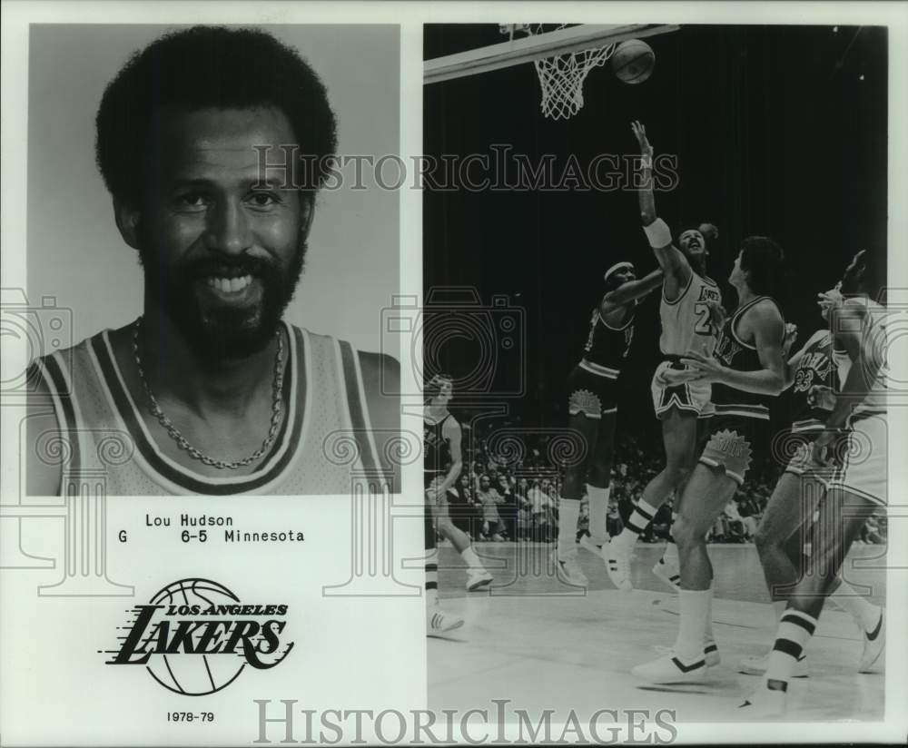 1979 Press Photo Los Angeles Lakers Lou Hudson - nos21292- Historic Images