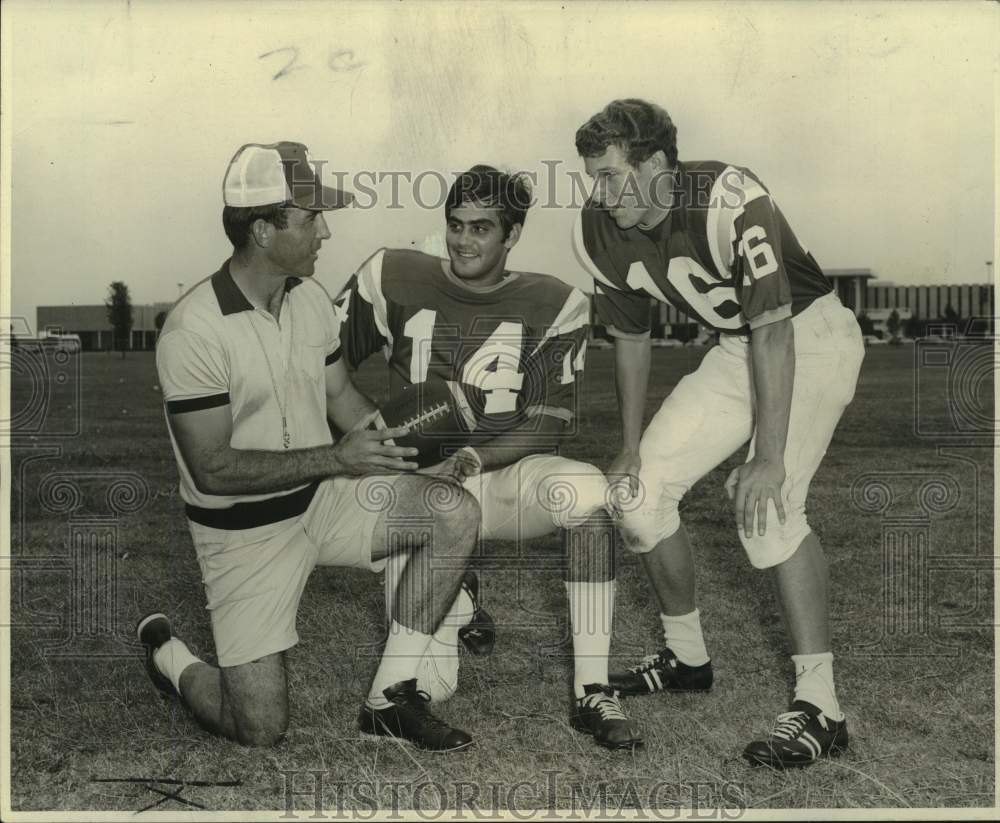 1969 Press Photo LSU-New Orleans football and players - nos21384- Historic Images