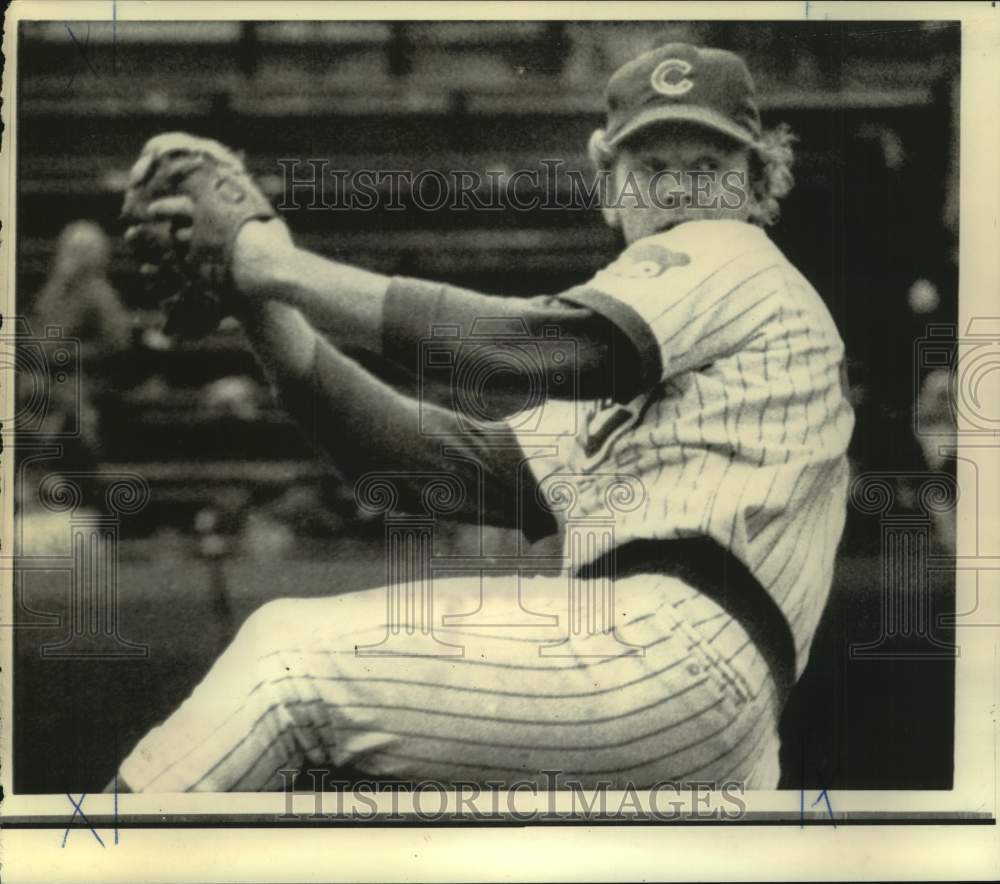 1972 Press Photo Chicago Cubs rookie baseball pitcher Bert Hooten - nos21464- Historic Images