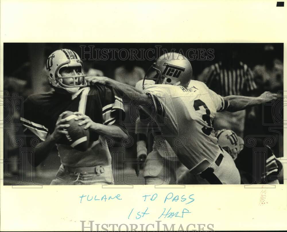 1978 Press Photo Tulane and Texas Christian play college football- Historic Images