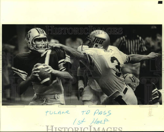 1978 Press Photo Tulane and Texas Christian play college football- Historic Images
